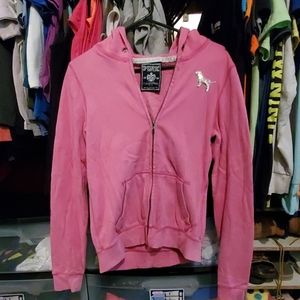 VS Pink zip up hoodie